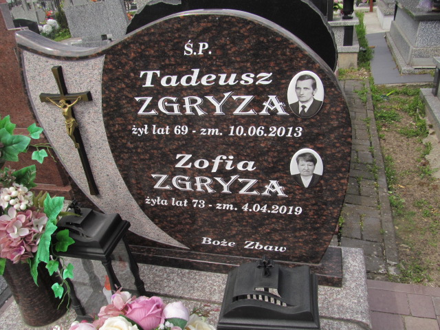 Zofia Zgryza 1946 Sobków - Grobonet - Wyszukiwarka osób pochowanych