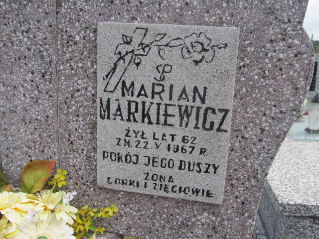 Marian Markiewicz Sobków - Grobonet - Wyszukiwarka osób pochowanych