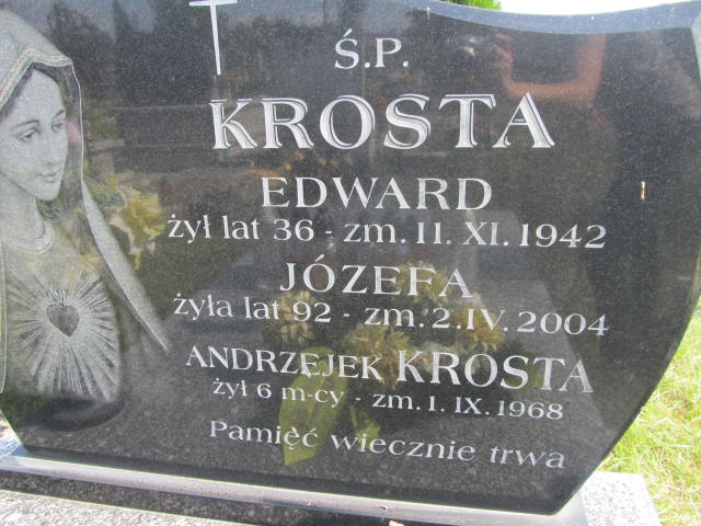 Józefa Krosta Sobków - Grobonet - Wyszukiwarka osób pochowanych